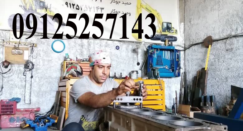 تعمیر موتور کامینز 250 دیزل ژنراتور با ابزارهای به روز